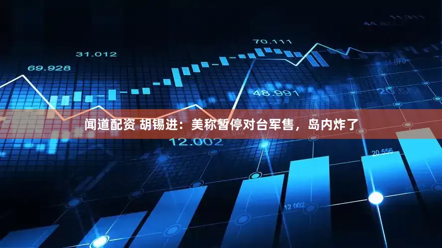闻道配资 胡锡进：美称暂停对台军售，岛内炸了